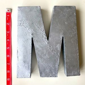 Anthropology || wall decor metal “M”